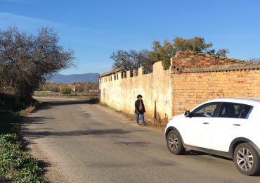Otra perspectiva del tramo de calle Estrecho Quinto de Huesca