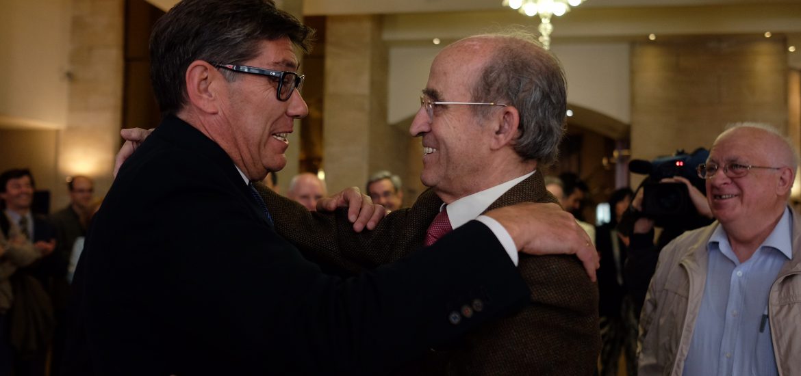 Los fundadores del Partido Aragonés muestran su apoyo a Arturo Aliaga