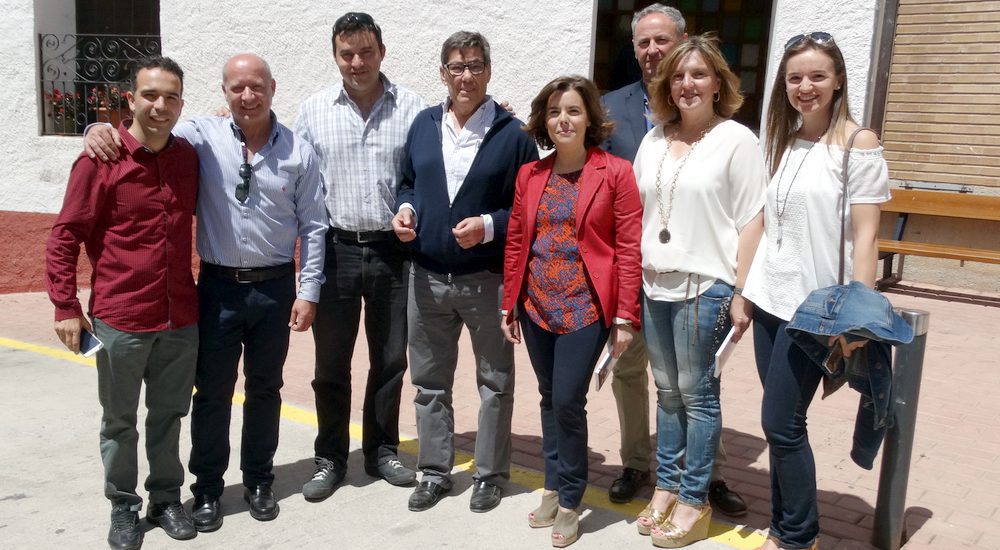 Aliaga e Ibarz piden el apoyo de los votantes al compromiso con las demandas de Aragón que significa la Coalición PP-PAR