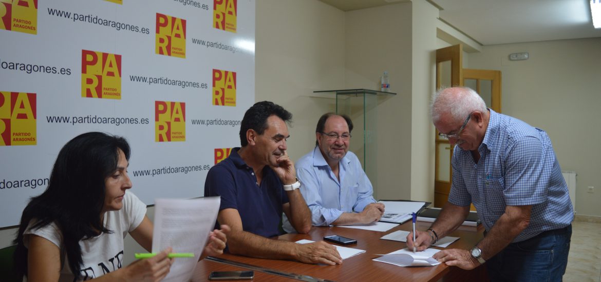 El Comité Comarcal del PAR en Teruel rechaza la reforma de la Ley Electoral que considera "dañina y discriminatoria" para la provincia y sus habitantes