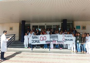 El PAR de Huesca apoya las reivindicaciones del personal de enfermería del Hospital San Jorge y exige la dotación y oferta de plazas en el centro sanitario oscense