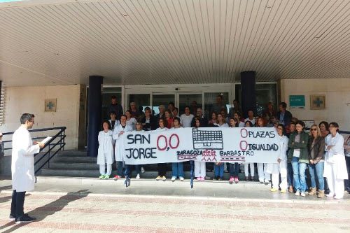 El PAR de Huesca apoya las reivindicaciones del personal de enfermería del Hospital San Jorge y exige la dotación y oferta de plazas en el centro sanitario oscense