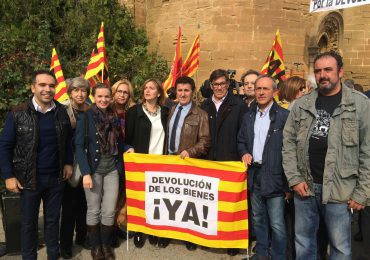 Aliaga dice que “no es de recibo” que el nuevo consejero catalán de Cultura siga “dando largas”  para no entregar los bienes a Aragón”
