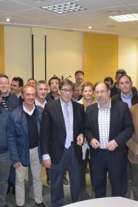 Aliaga insiste en que la central de Andorra es «esencial para el sistema energético nacional»