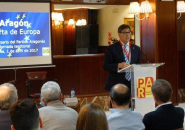 Arturo Aliaga refuerza en Huesca el compromiso del Partido Aragonés con el progreso de Aragón en Europa y al servicio de los aragoneses