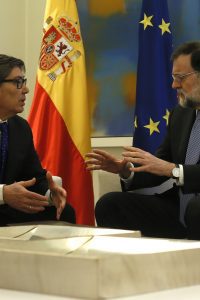 Aliaga logra que Rajoy se comprometa  a que haya partidas presupuestarias para los principales  proyectos de Aragón