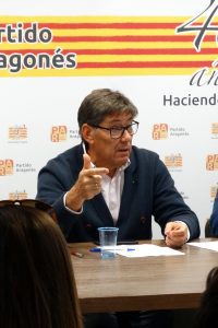 Arturo Aliaga reivindica en Huesca la función imprescindible del centro político, el aragonesismo y el sentido común