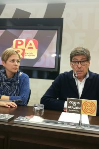 Aliaga urge una estrategia Aragón-Estado para evitar el cierre de la térmica de Andorra  y acusa a Endesa de falta de responsabilidad y le pide que rectifique