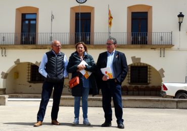 Carrera reafirma el compromiso del PAR con los vecinos de los municipios incorporados a Huesca y con la mejora de la carretera de Apiés