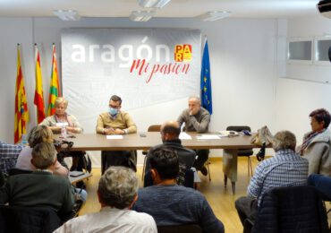 Roque Vicente destaca la importancia de Huesca en el proyecto común de Aragón y fija el objetivo de recuperar la presencia del PAR en el ayuntamiento