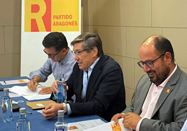 Arturo Aliaga destaca el intenso trabajo del PAR en las instituciones por Aragón y los aragoneses desde la moderación y centralidad