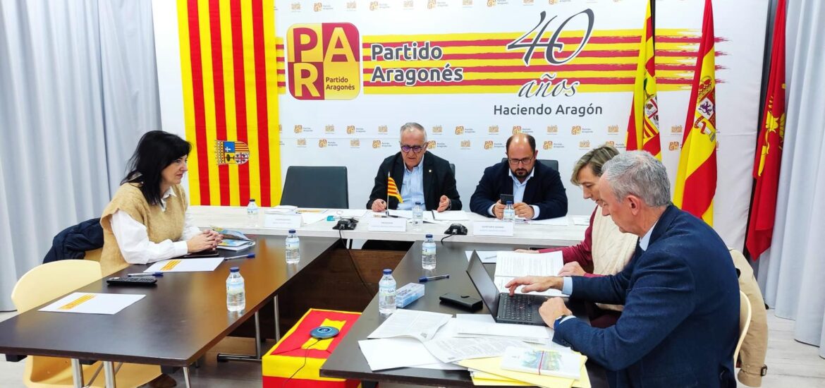 Acuerdos de la Comisión Permanente del Partido Aragonés, de 15-02-23