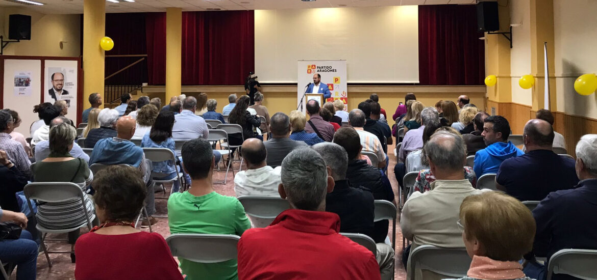 Alberto Izquierdo y la candidatura del Partido Aragonés en Castelserás explican sus medidas para conseguir un futuro próspero para el municipio