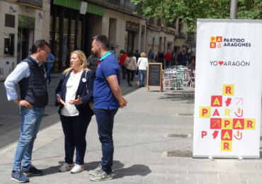 Gabás presenta los ejes de futuro que el Partido Aragonés desarrollará desde el ayuntamiento para “hacer más Huesca”
