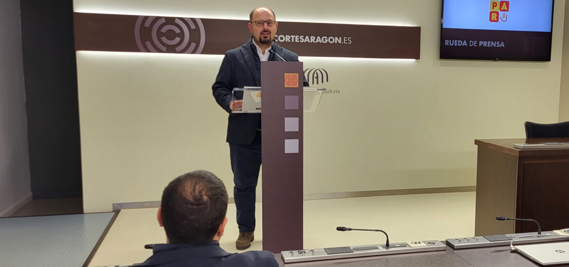 Izquierdo (PAR): “El Partido Aragonés trabajará en 2024 por ser un nexo de unión entre las fuerzas políticas que acabe con la crispación”